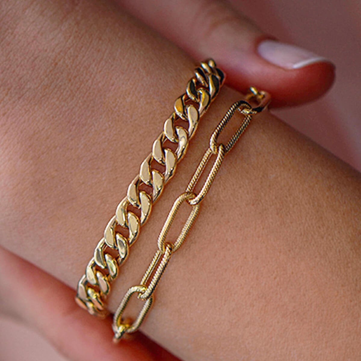 Sade Thick Chain Bracelet
