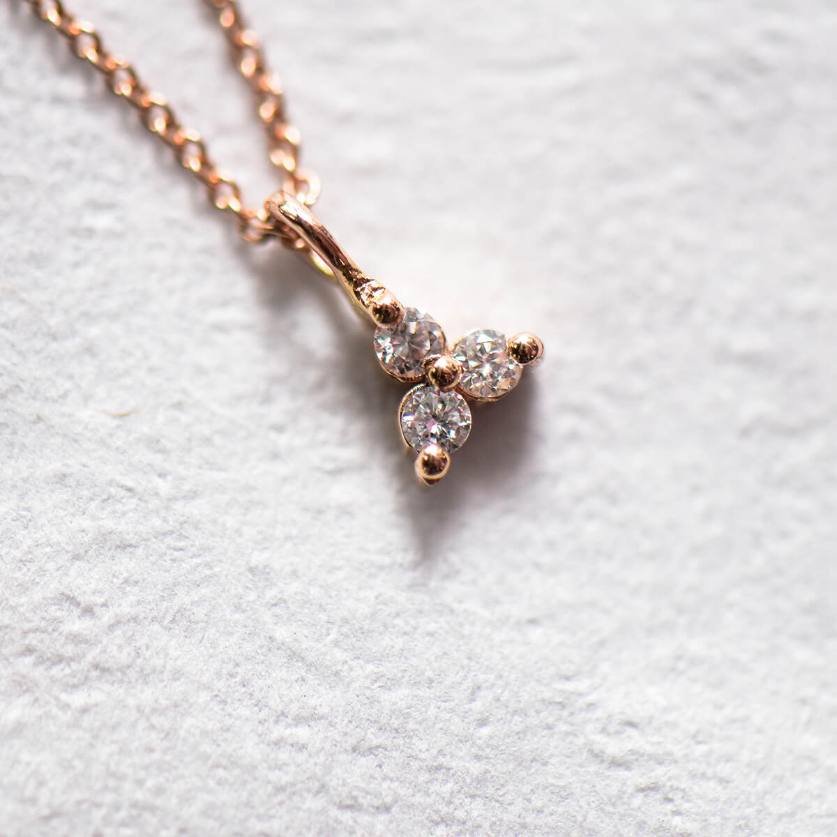 Le Petite 0.04 Carat Brilliant Diamond Necklace