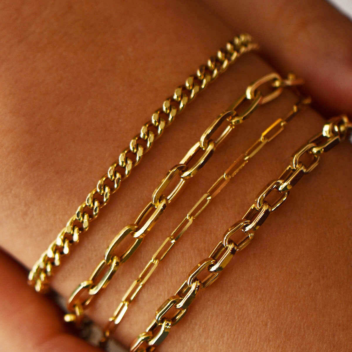 Sade Chain Thick Bracelet