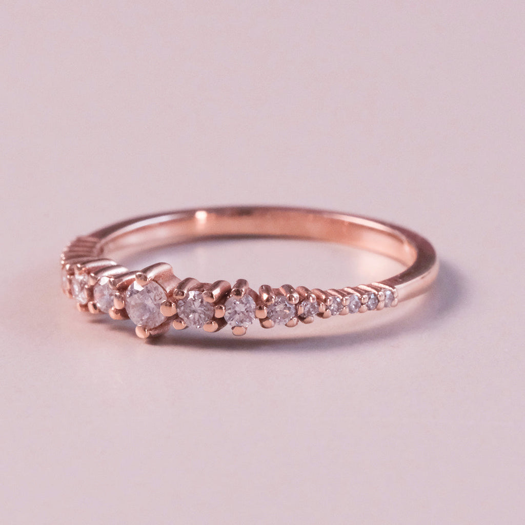 0.25 Karat Süzme Pırlantalı Yüzük