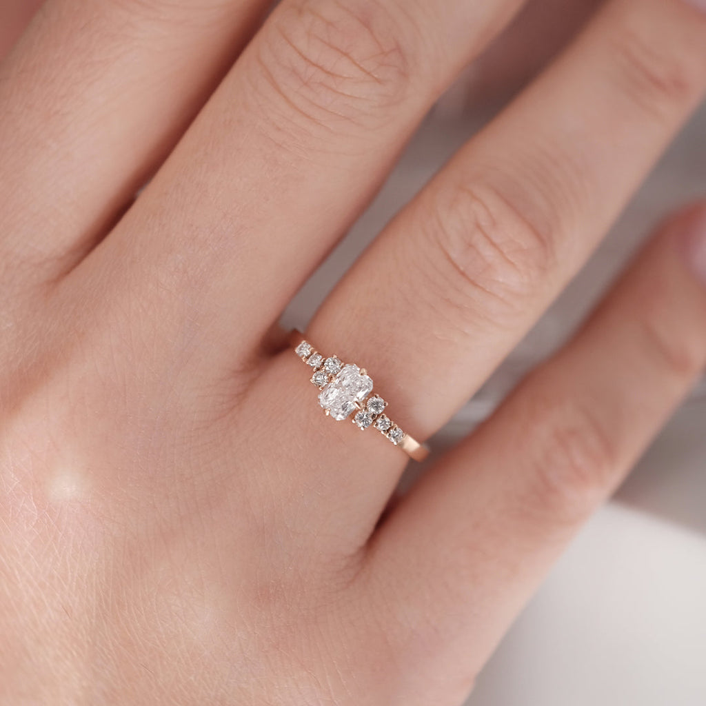 0.54 Karat Radiant Pırlanta Tektaş Pırlanta Yüzük