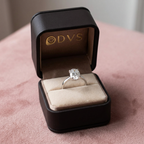 DVS Diamonds 0,90 karat oval tektaş pırlanta yüzük DVS kutusunda