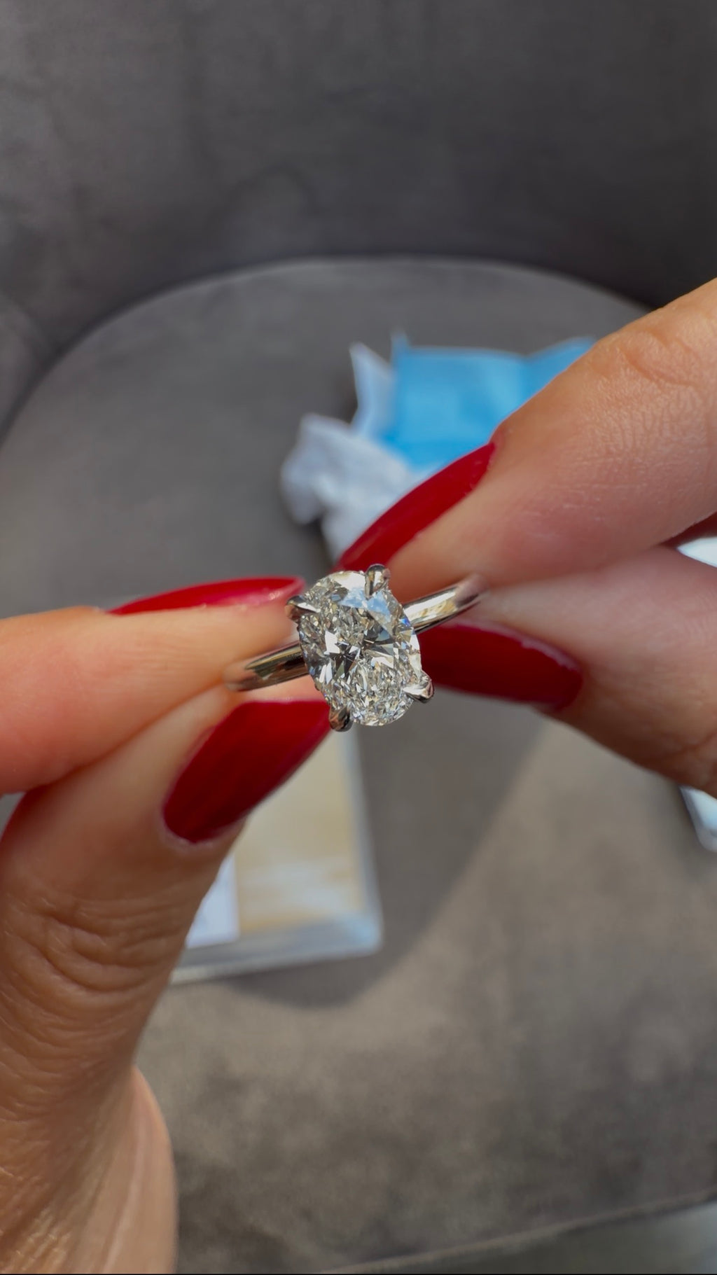 0.74 Carat Helios Solitaire Diamond Ring