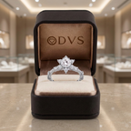 0,75 Karat DVS Lotus Tektaş Pırlanta Yüzük